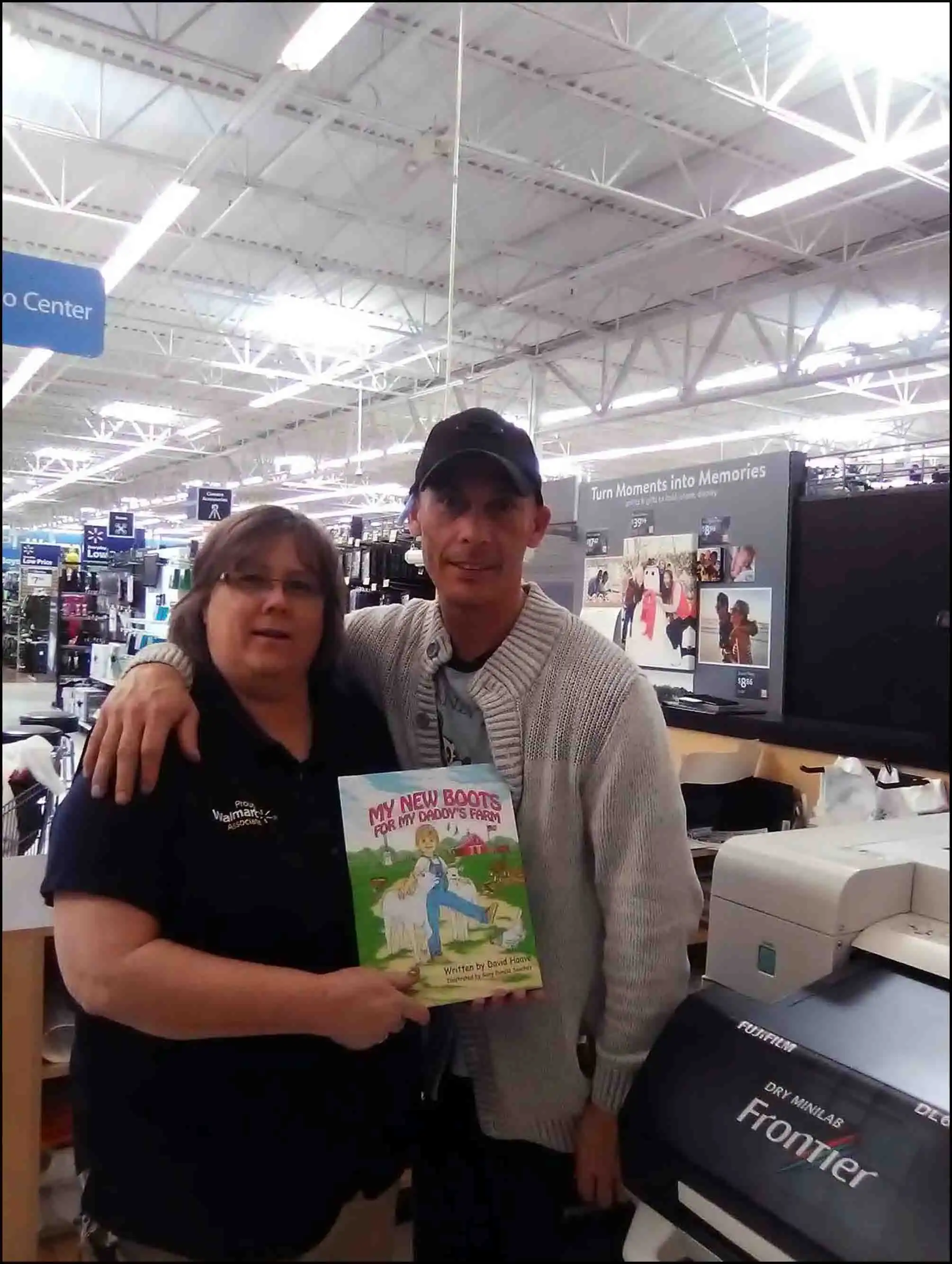 CEO & Veteran David Haave's First print signed in Missouri with all the store employees; 2018 USA -- Author David Haave